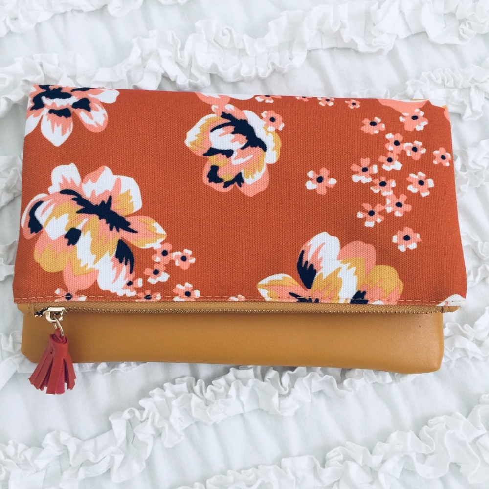 Rachel Pally Reversible Floral Clutch